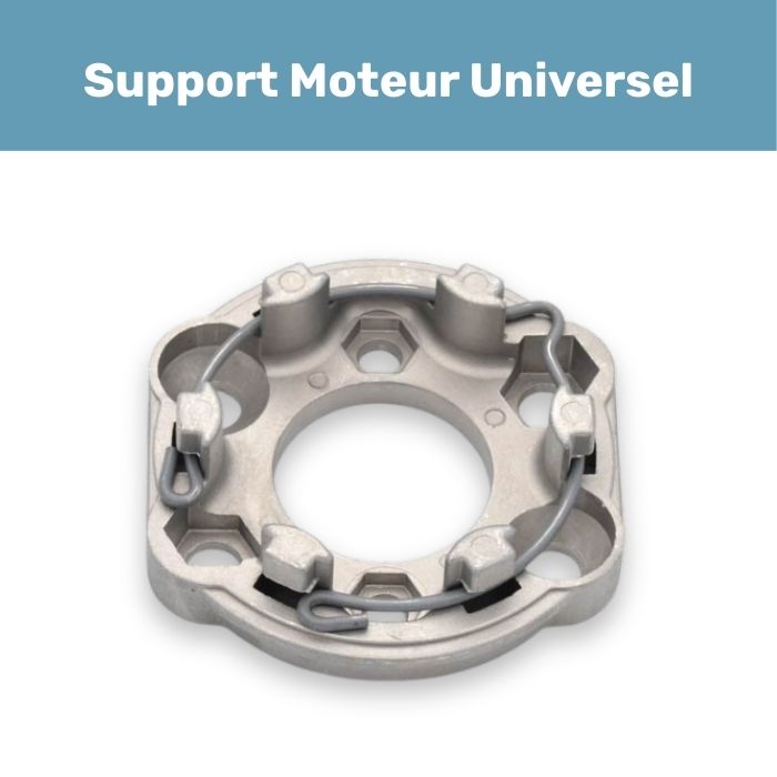 Support universel pour moteur de volet roulant